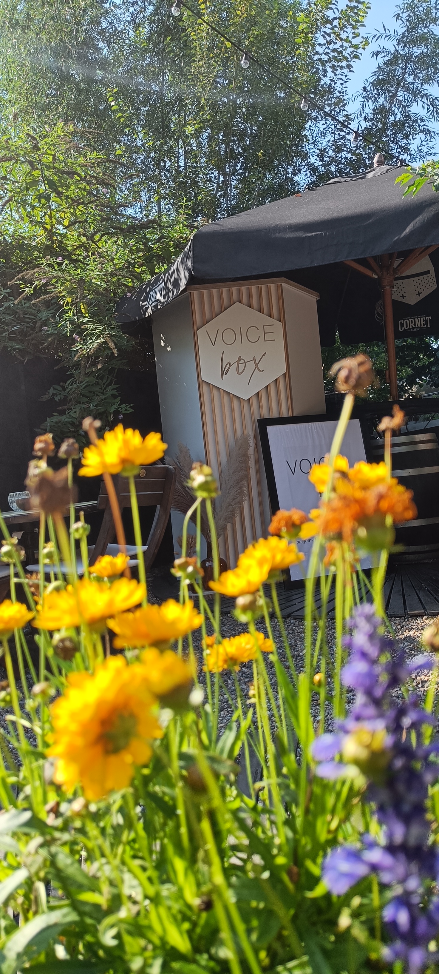 Voice Box audio gastenboek op t'Ile Malines, Mechelen